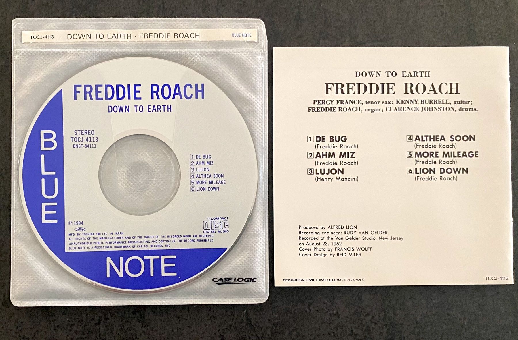 CDs: Roach Freddie - Down To Earth (CD) – D'occasion à Reinach AG par Paal61 1