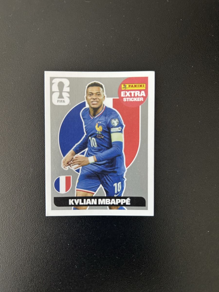 Aufkleber: Extra Panini Kylian Mbappe silber sticker – Neu (gemäss Beschreibung) aus Hilterfingen von kin_zx9j