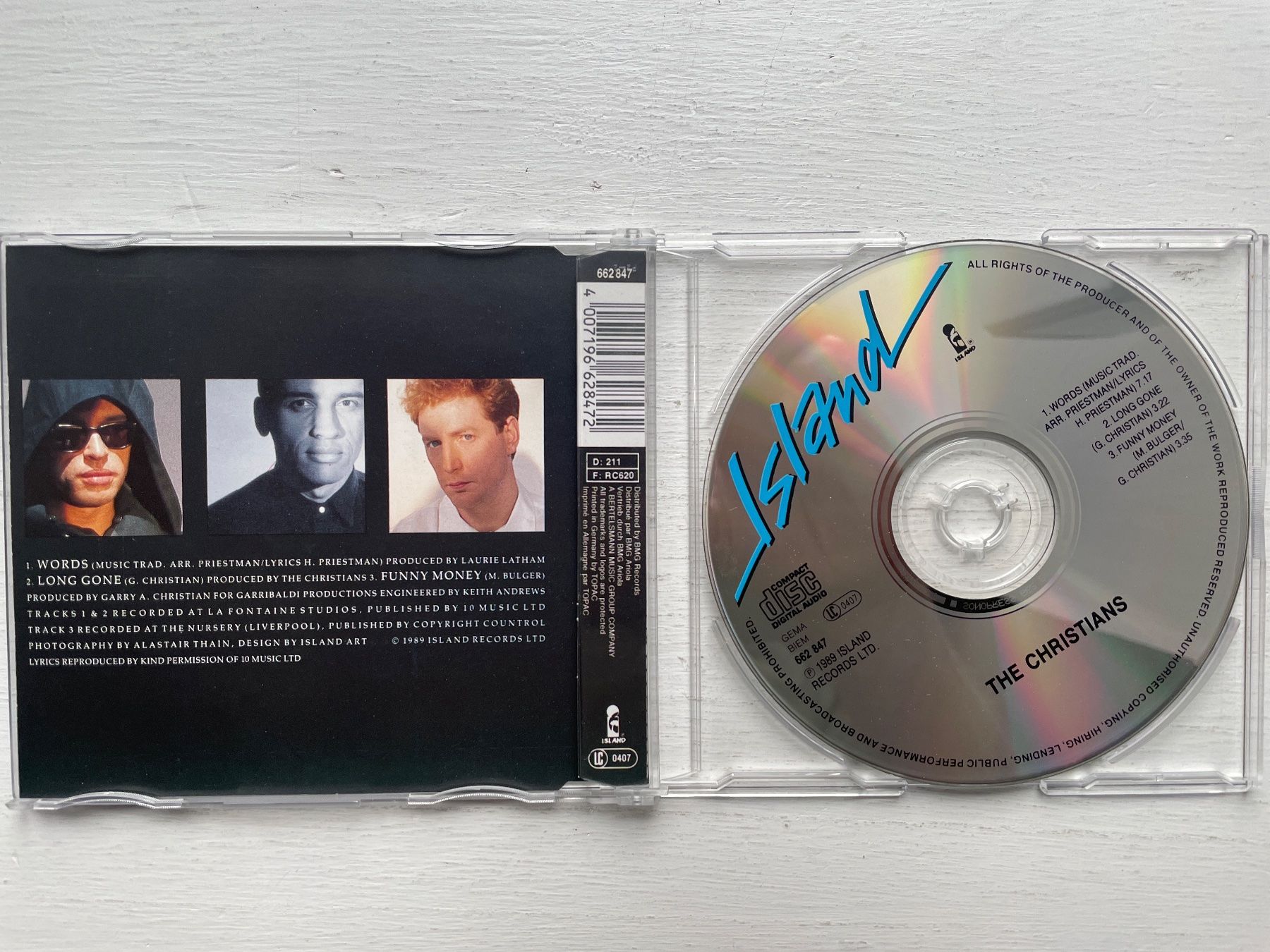 CD: Christians - Words - MCD, 1989 – Usato da Zürich venduto da Andy_t71 1