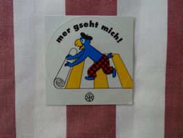 Globi Abziehbild TCS - "mer gseht mich!" - G1467