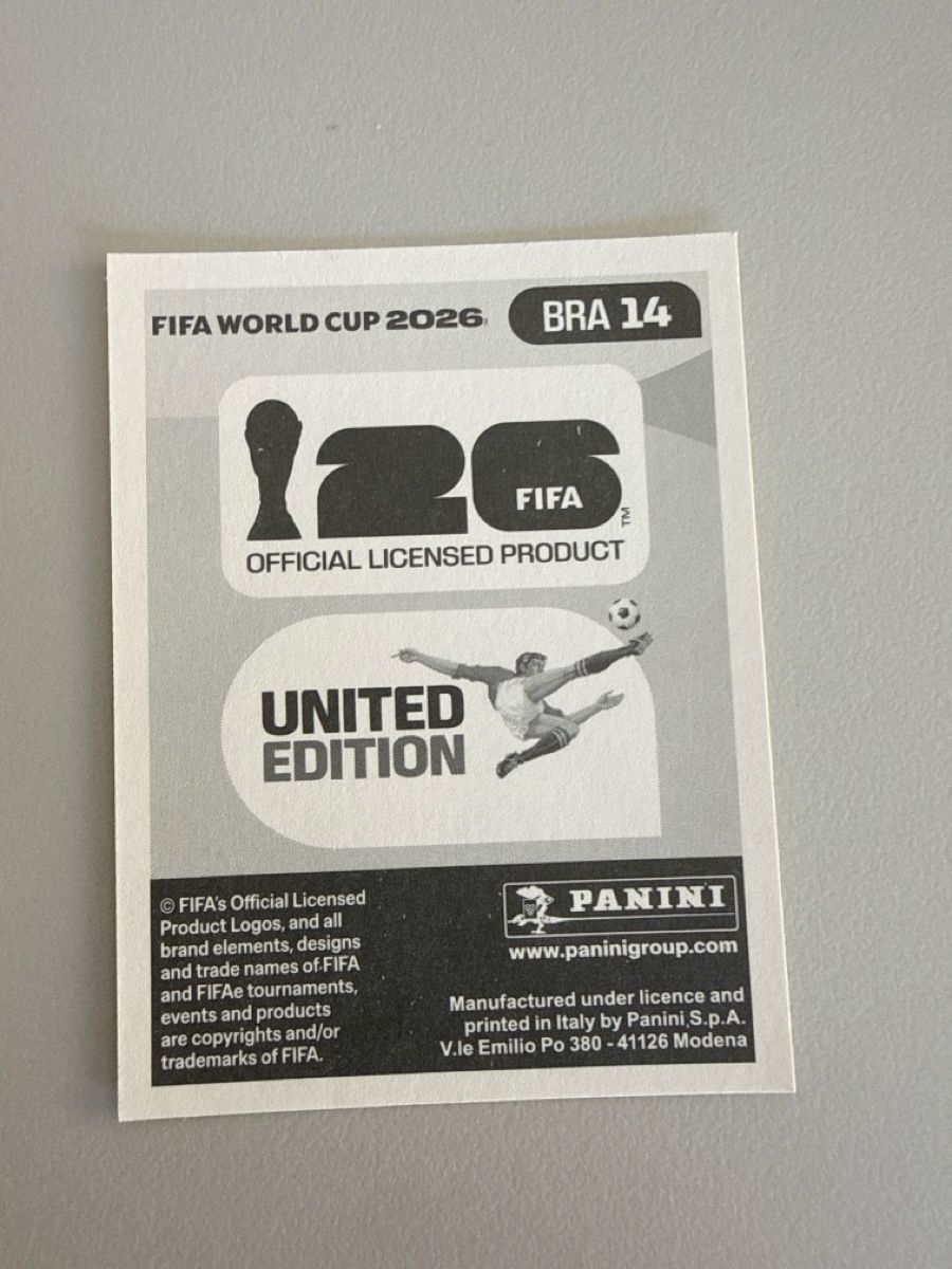 Panini Cartes à collectionner: Carte panini 2026 - Vinicius Junior - BRA 14  – Neuf (Voir description) à La Neuveville par Ibo2300 1