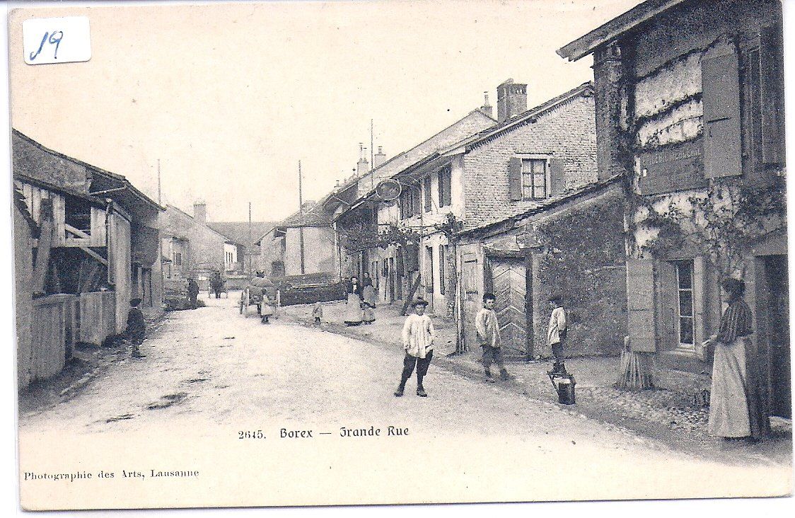 Cartes postales: BOREX, la grande rue – D'occasion à Les Verrières par Scampi0