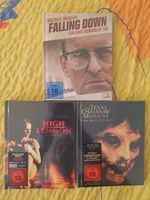 TEXAS CHAINSAW/FALLING DOWN/HIGH TENSION (3x Mediabook, OVP)