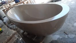 Badewanne Freistehende Wanne Terrazzo Resin Überlaufschutz