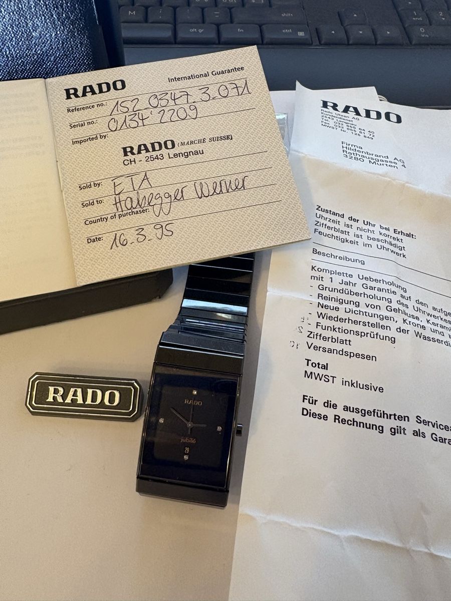 Rado Montres: Herren Uhr Rado  – D'occasion à Murten par Tzaugg