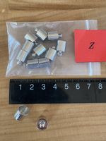 Kordel Anschlag Verschluss Öse 12 stk. / basteln schmuck