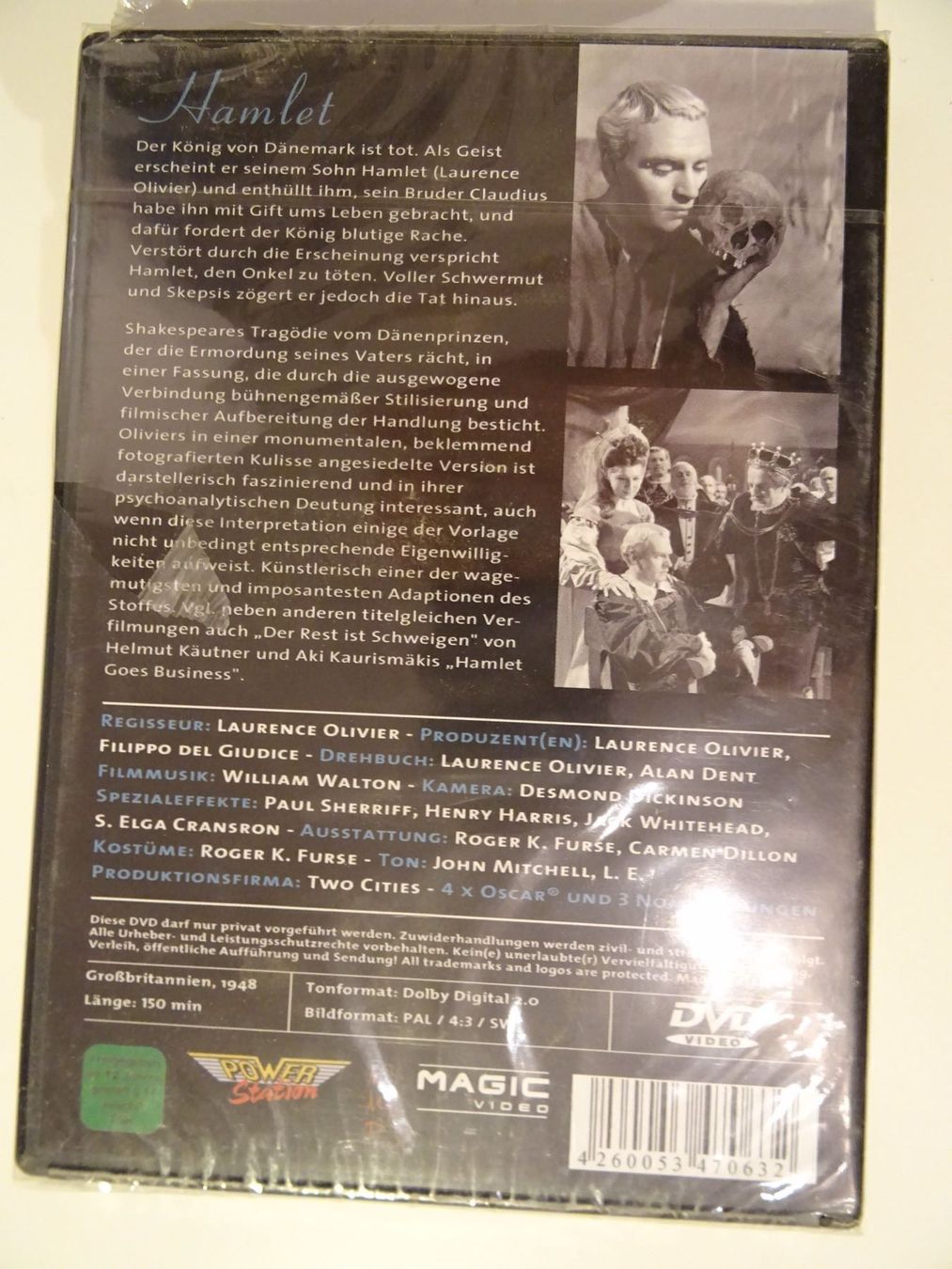 Tutti i DVDs: Hamlet nach William Shakespeare – Nuovo e nell'imballaggio originale da Erstfeld venduto da Mario_boe0 1
