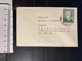 Schweiz 1943 Neujahrsgruss Briefli 5 Rp PJ