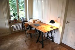 Ikea massivholz Schreibtisch (GERTON + ODDVALD)
