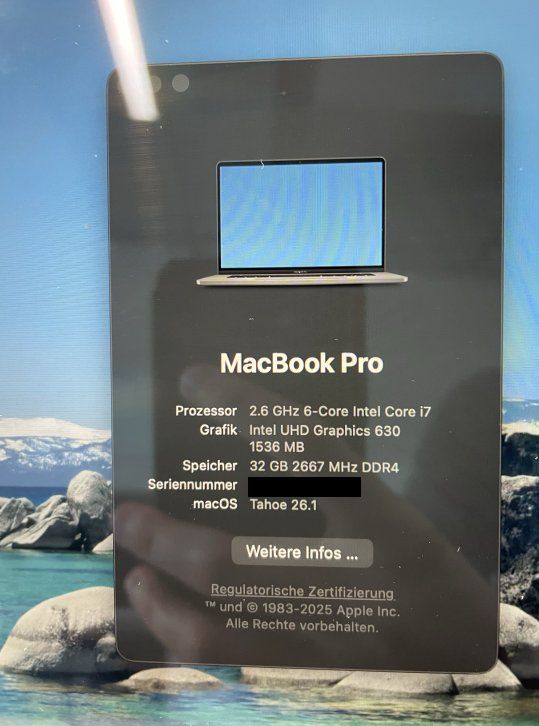 Apple Notebook: MacBook Pro (16'', Mid 2019) – Usato da Zürich venduto da ATP_Zuerich_AG 6