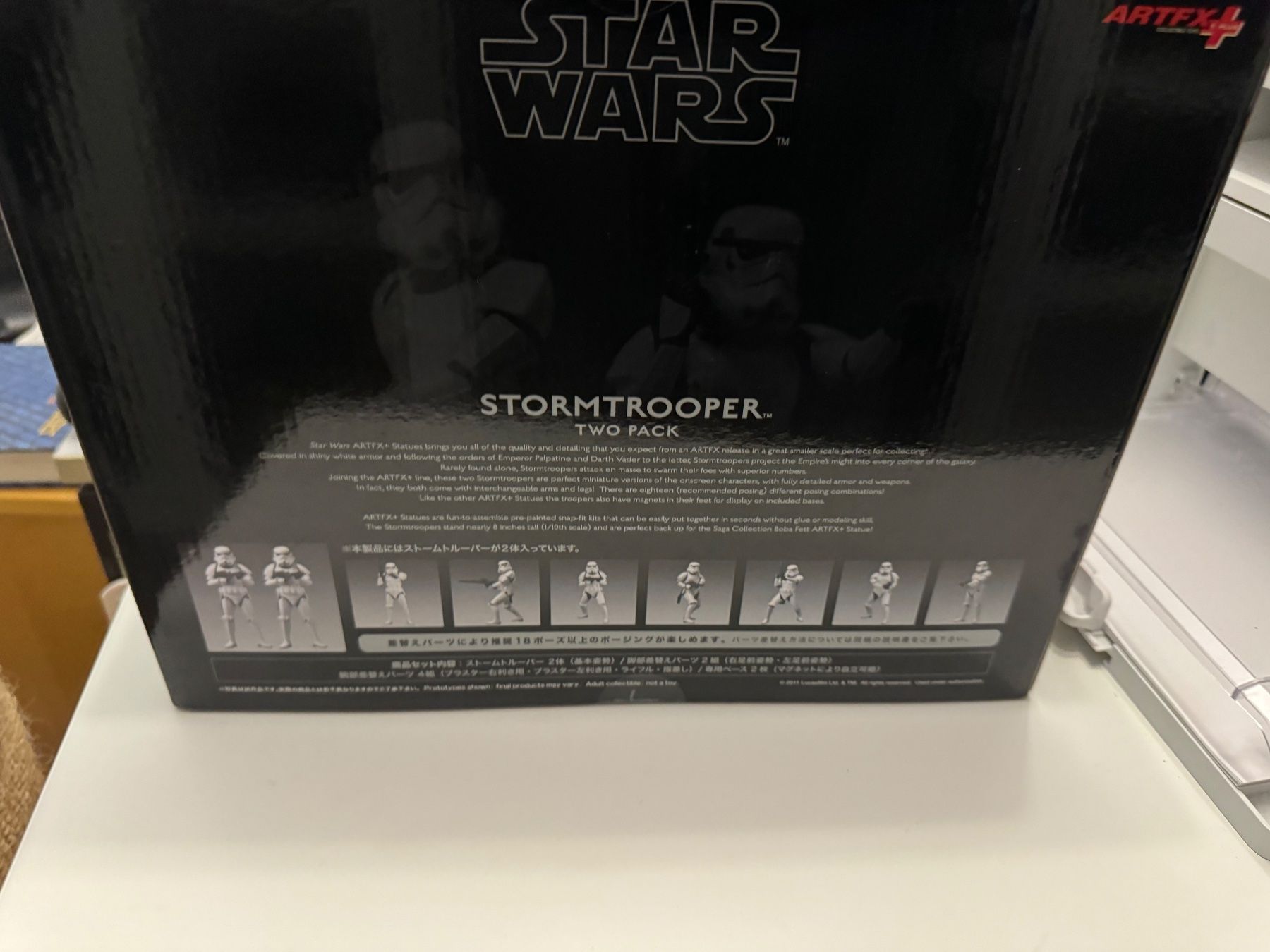 Star Wars Statuette: Star Wars Stormtrooper Kotobukiya Two Pack ArtFX+ Figur – Usato da Burgdorf venduto da Caradhras 1