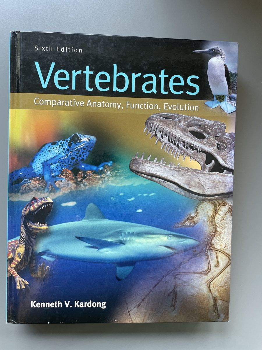 Libri: Vertebrates, Comparative Anatomy, Function, Evo von Kardong – Usato da Zürich venduto da ehupp