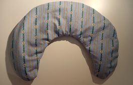 Selbstgemachtes Nackentraubenkernkissen