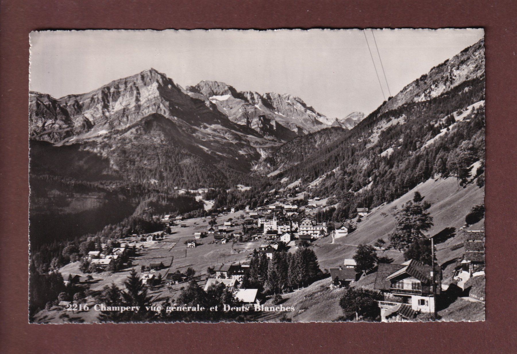 Cartoline postali: CHAMPERY – Usato da Pully venduto da nicecards