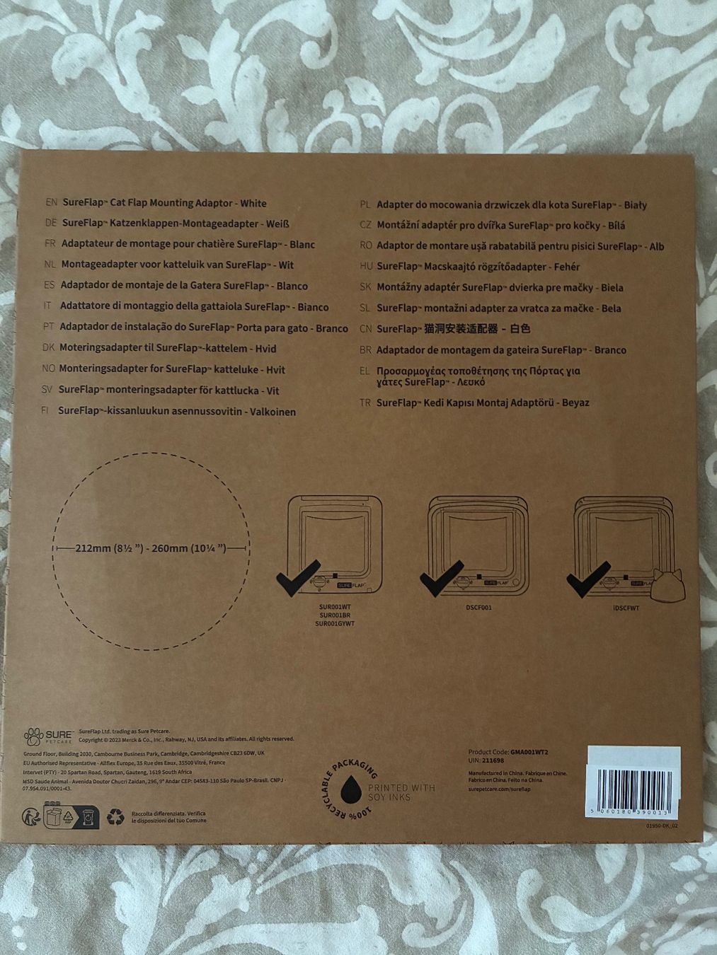 Laufwerke & Adapter: Sureflap Katzenklappen Adapter Weiss neu – Neu und originalverpackt aus Burgdorf von cla_7pfx 2