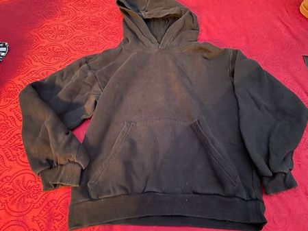 Mädchen Hoodie Pullover schwarz 134/140