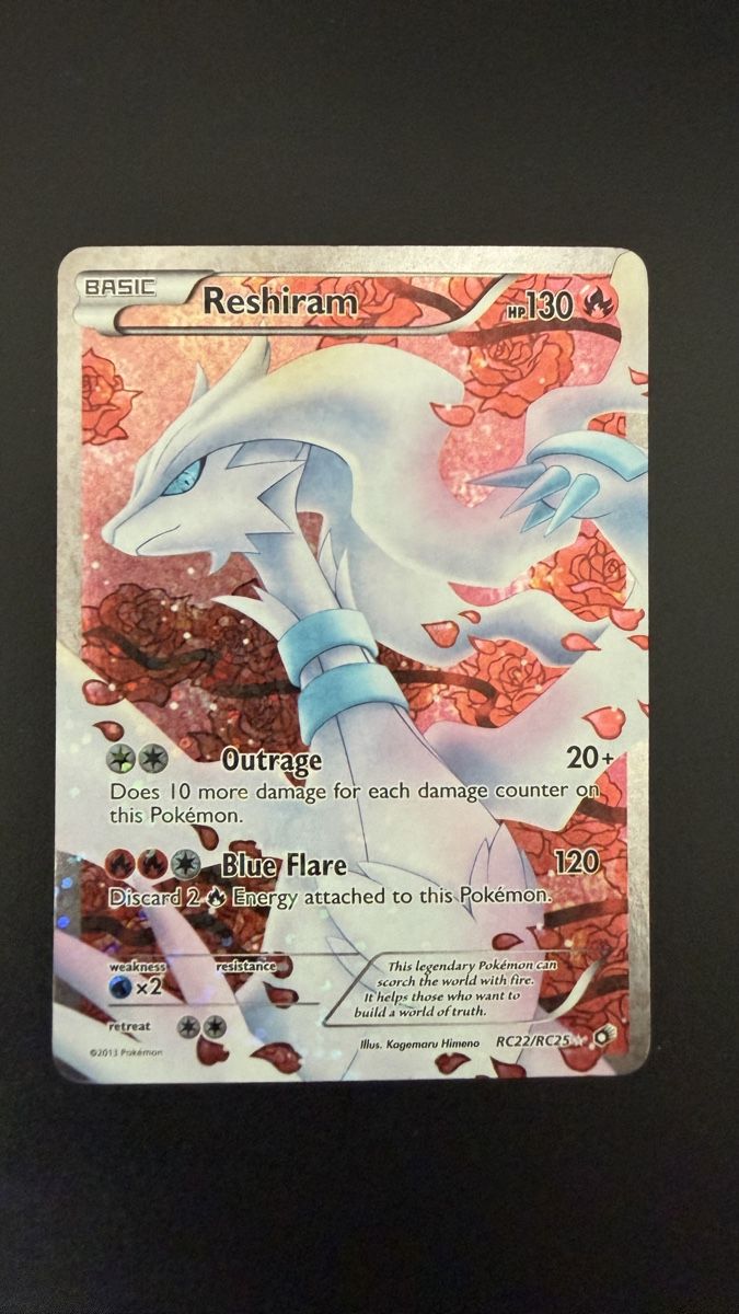 Pokémon Carte collezionabili: Pokémon Karte Reshiram RC22-RC25 – Nuovo (secondo la descrizione) da Horw venduto da ankt53