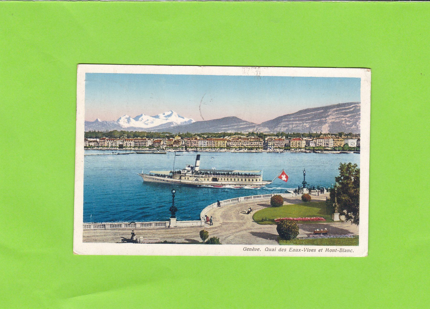 Cartoline postali: Genève. Ouai – Usato da St. Peterzell venduto da neckertal