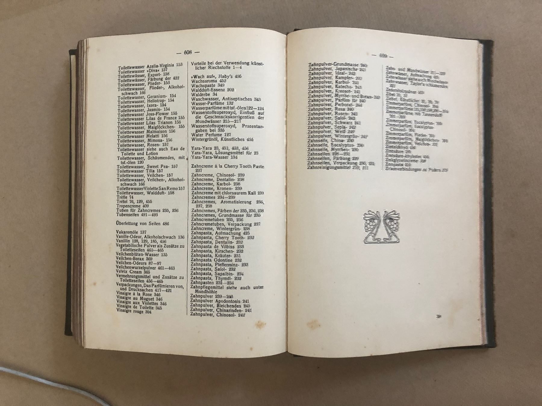 Libri: H. Mann: Die moderne Parfümerie. – Usato da Zürich venduto da allp 8