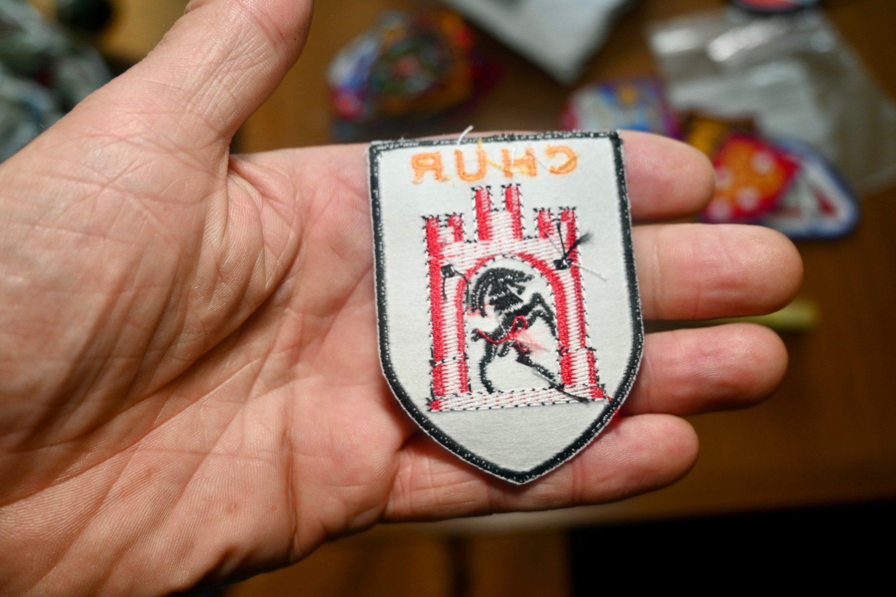 Swiss Placchette & Badge: WAPPEN  Chur PATCH badge AUFNÄHER – Usato da Pfaffhausen venduto da mono_rec 2