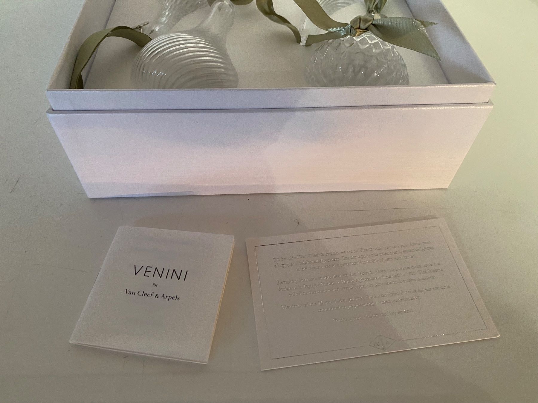 Venini Alle Dekorationen: Glas Weihnachtskugeln von Venini für Van Cleef & Arpels – Gebraucht aus Ballwil von ClassicGallery 5