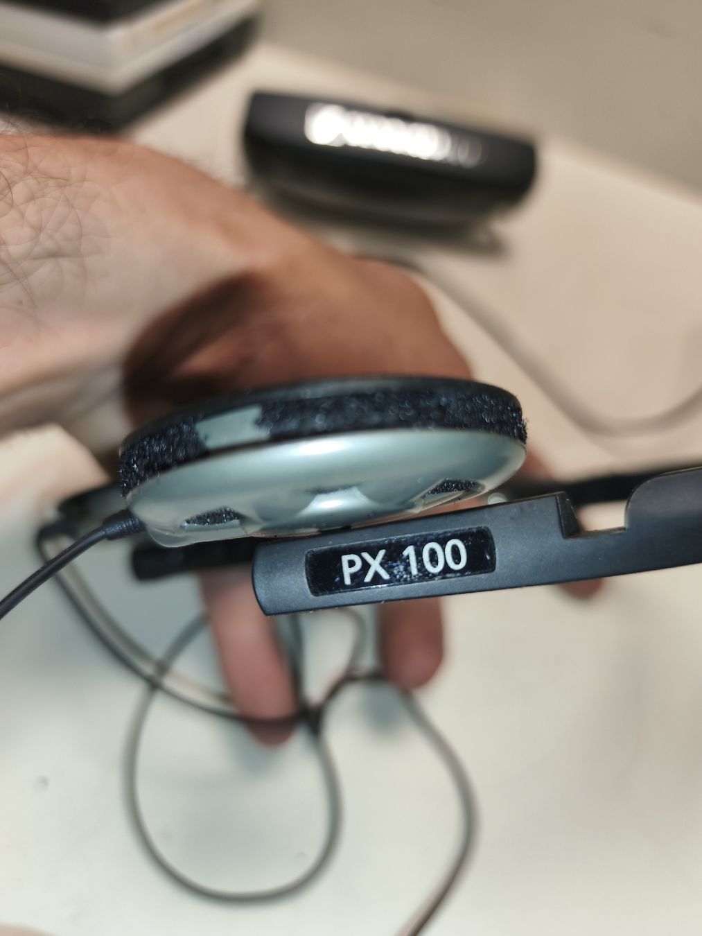 Sennheiser Cuffie: Sennheiser PX 100 Kopfhörer mit Etui,(em78) – Difettoso da Künten venduto da Schnaepplihuus 5