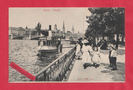Zürich - (ZH) Utoquai Lichtdruck Verlag Monopol anno ca.1906