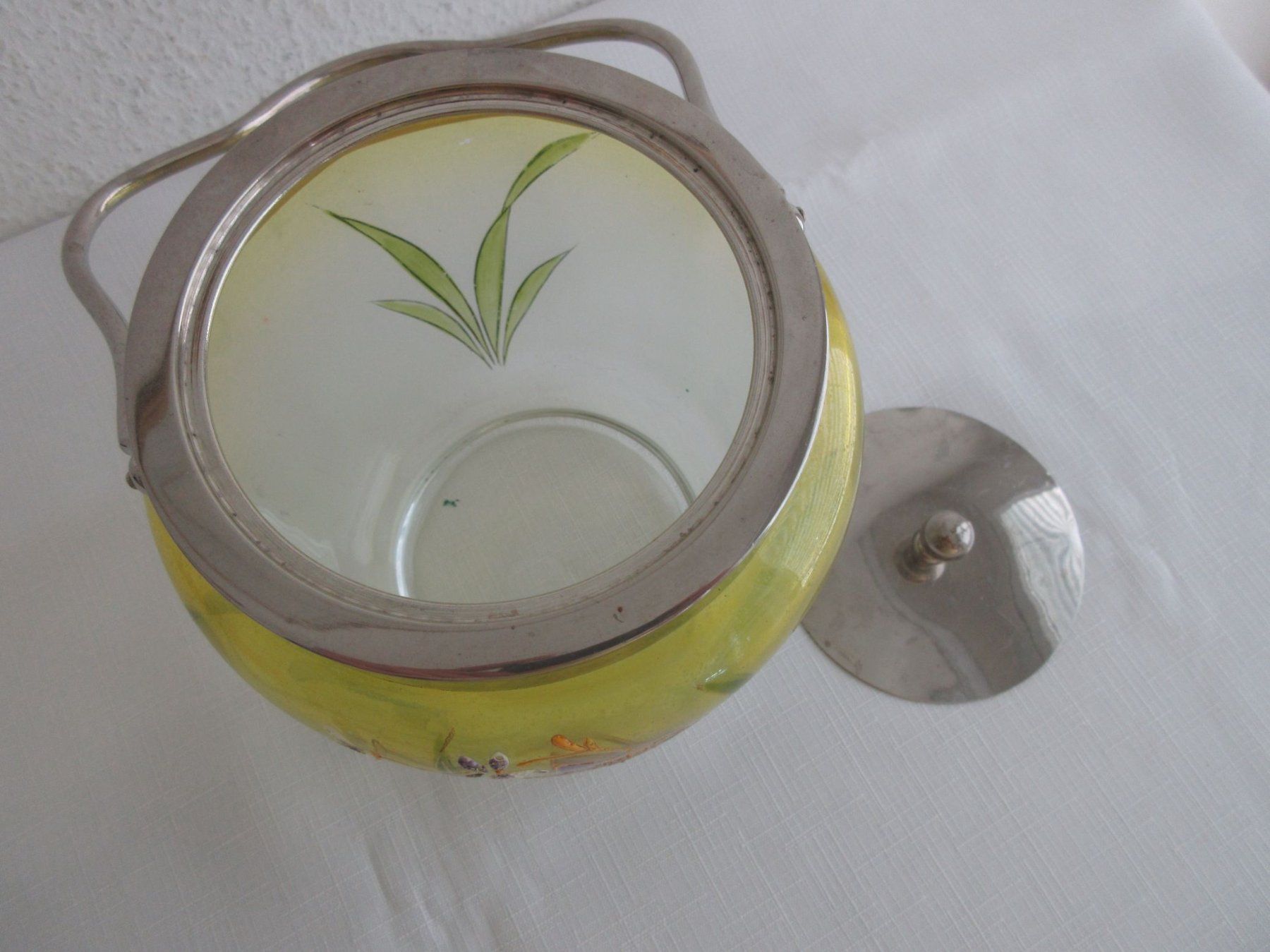 Gläser: Biscuit / Konfekt Dose Jugendstil, ca. 1900 – Gebraucht aus Binningen von Oldfashion 4
