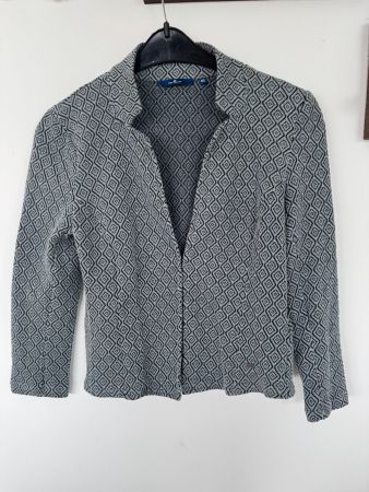 Tom Tailor Damen Blazer, Grösse XS, Grau/Schwarz, Top!