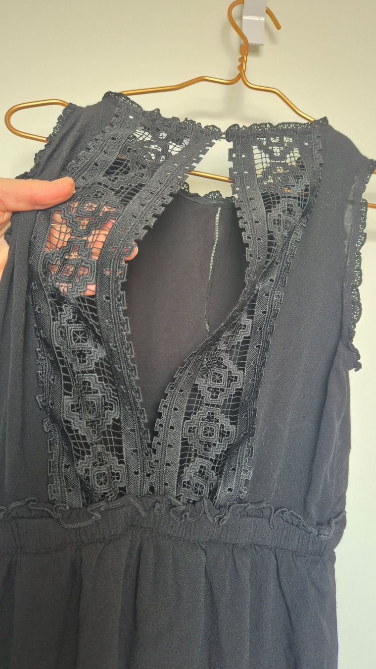 Vestiti: Suncoo black midi dress size 1/S – Usato da Zürich venduto da monadiederich
