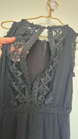 Suncoo black midi dress size 1/S
