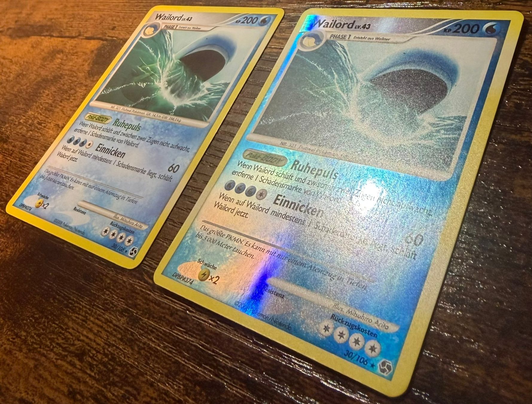 Pokémon Carte collezionabili: Wailord Rare Reverse Holo & Rare 30 – Usato da Zürich venduto da PEACECOCOON 1