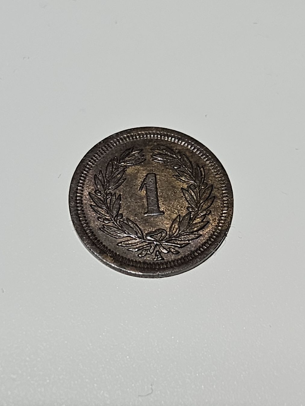 Tutti le monete: 1 Rappen 1850 – Usato da Pfäffikon ZH venduto da Melibol 1
