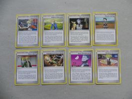 8 Pokémon Sammelkarte von Jahr 2009 Supporter Text Deutsch