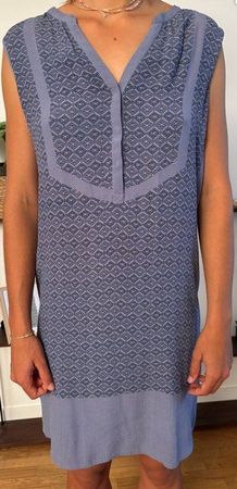 Robe Comptoir des cotonniers bleue/violette T. approx. CH34