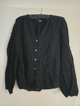 La Redoute Bluse schwarz, Gr. 42, Viskose, neuwertig!