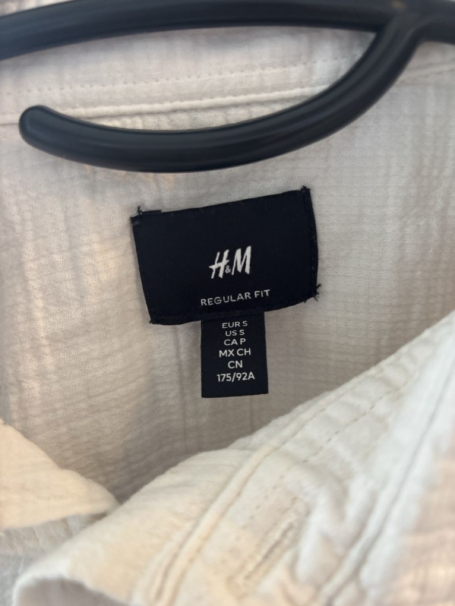 H&M Hemden: Chemise H&M Regular Fit blanc taille S  – Gebraucht aus Sion von tchana77 1
