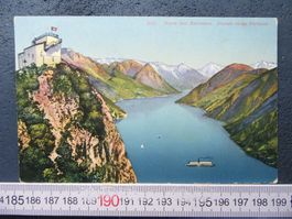MONTE SAN SALVATORE 1910  SFONDO VERSO PORLEZZA TI AK