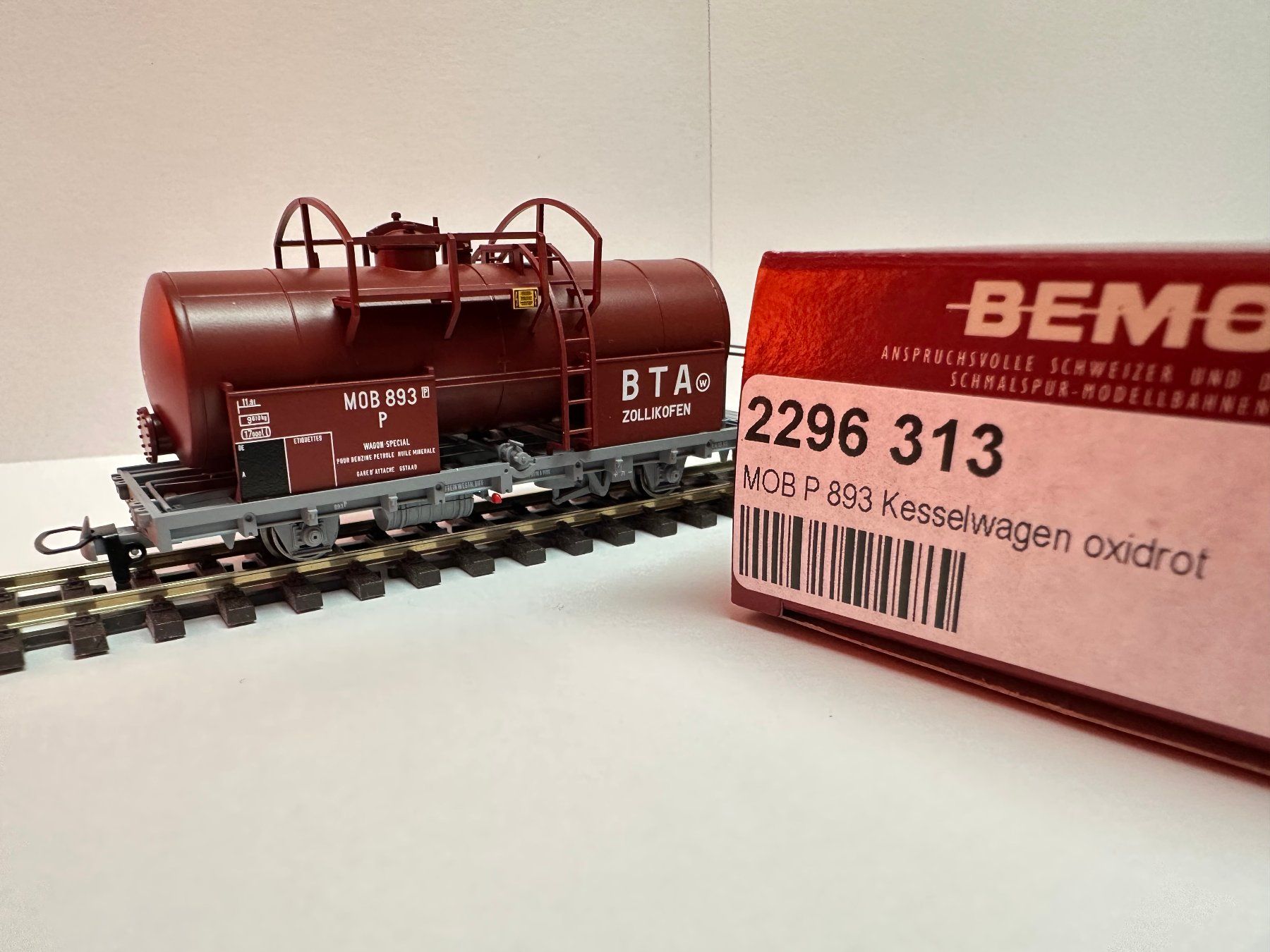 Bemo Trains électriques: Bemo - MOB P 893 - Kesselwagen – Neuf avec emballage d'origine à Domat/Ems par mmx4001 2