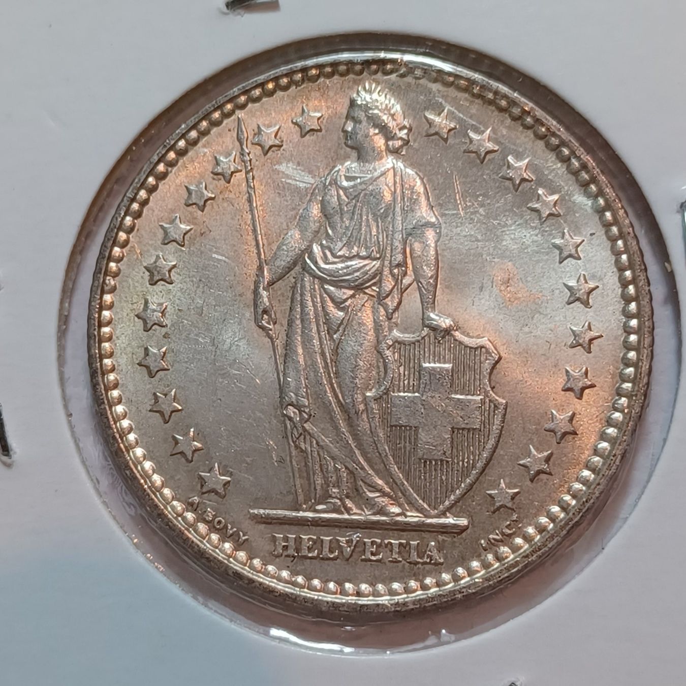 Tutti le monete: 2 Franken 1921 unz – Usato da Pfäffikon ZH venduto da Schweizer_Muenzen 1