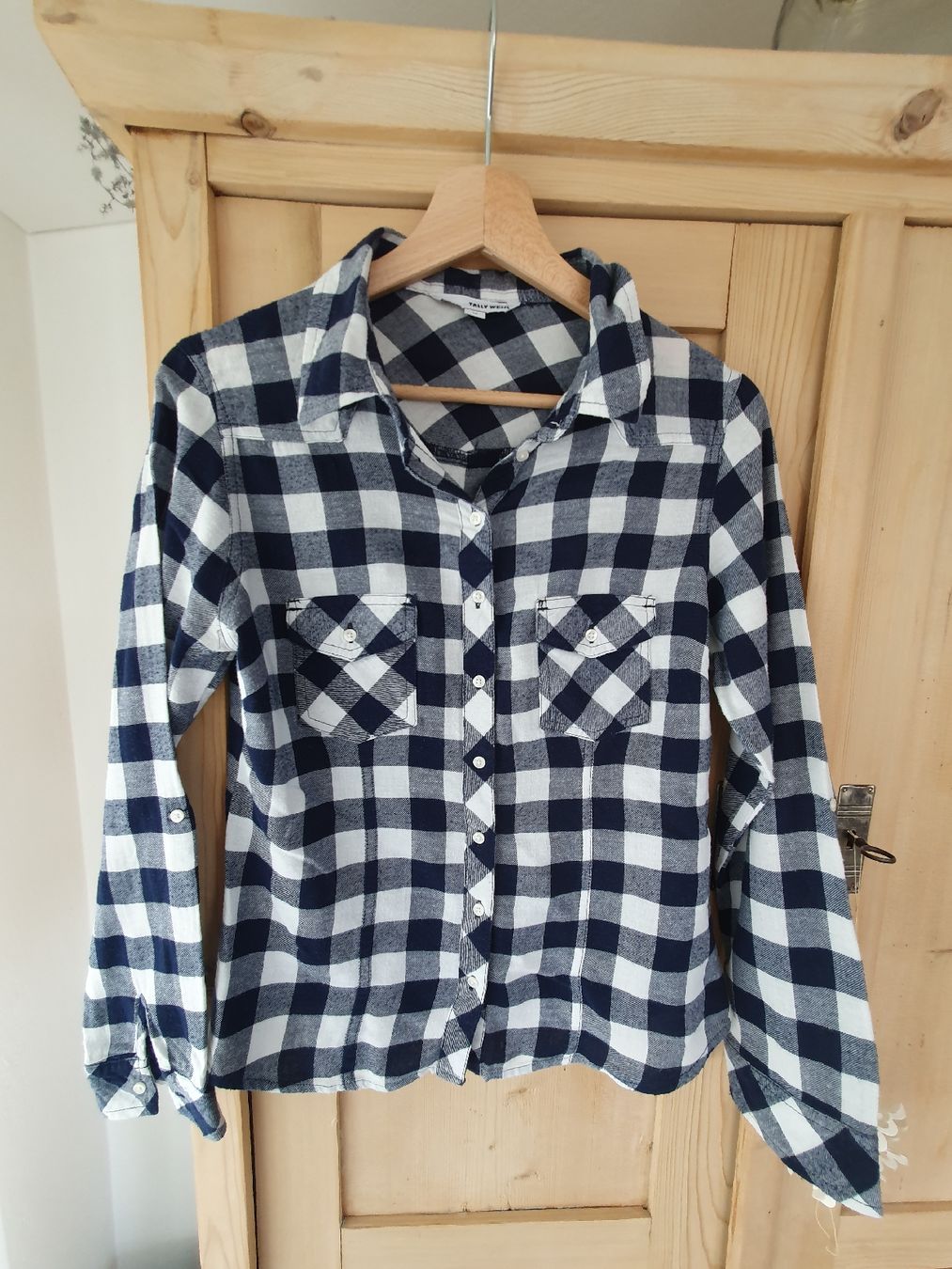 Tally Weijl Blusen: Hemdbluse kariert – Gebraucht aus Steinach von Xamax18