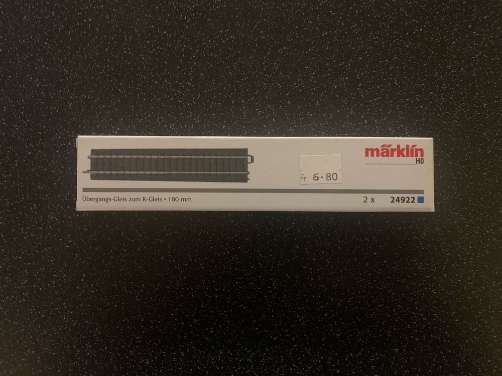 Set Märklin HO 24922 2x Recta 180mm Neuf Pour Modélisme Ferroviaire