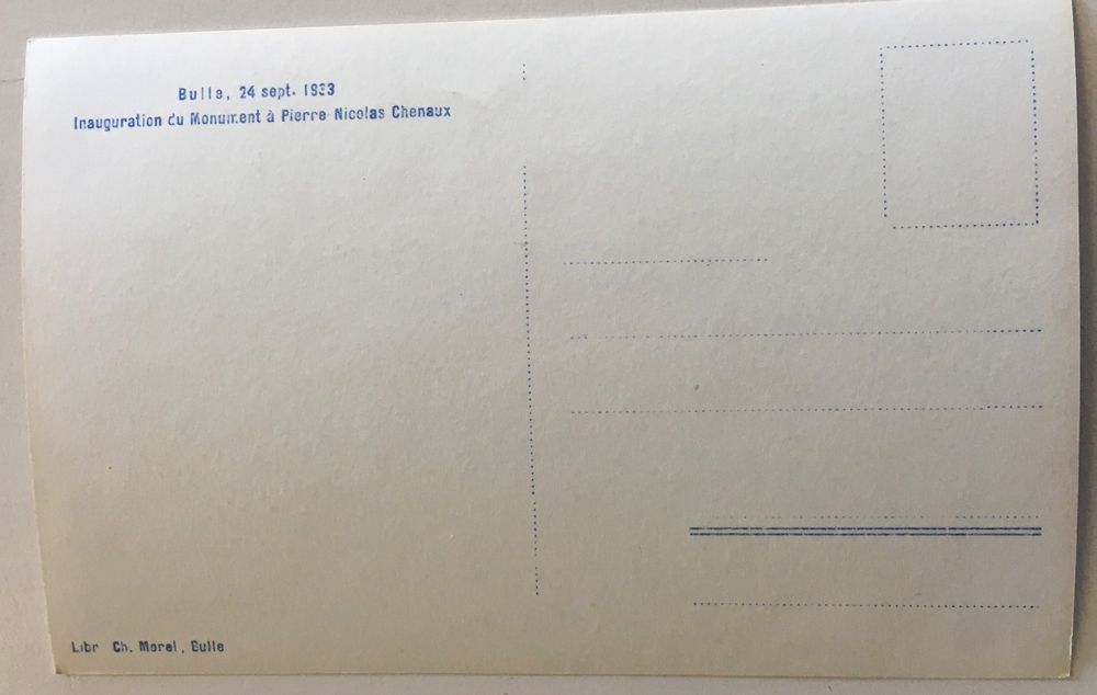 Bulle, Inauguration du Monument à Pierre Nicolas Chenaux Kaufen auf