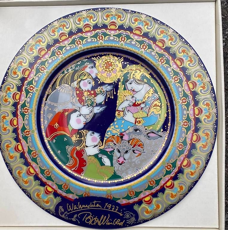 Teller: Bjorn Winblad assiettes Noel collection – Gebraucht aus Bouveret von mar_68vh