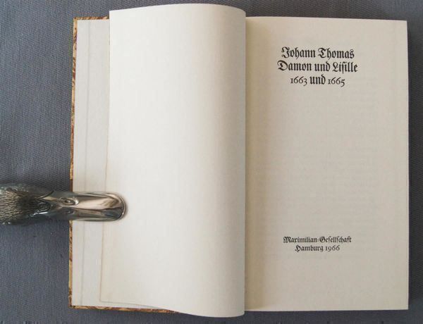 Libri: Johann Thomas. Damon und Lisille. Roman. – Nuovo (secondo la descrizione) da Geroldswil venduto da ARTEFACTO 1