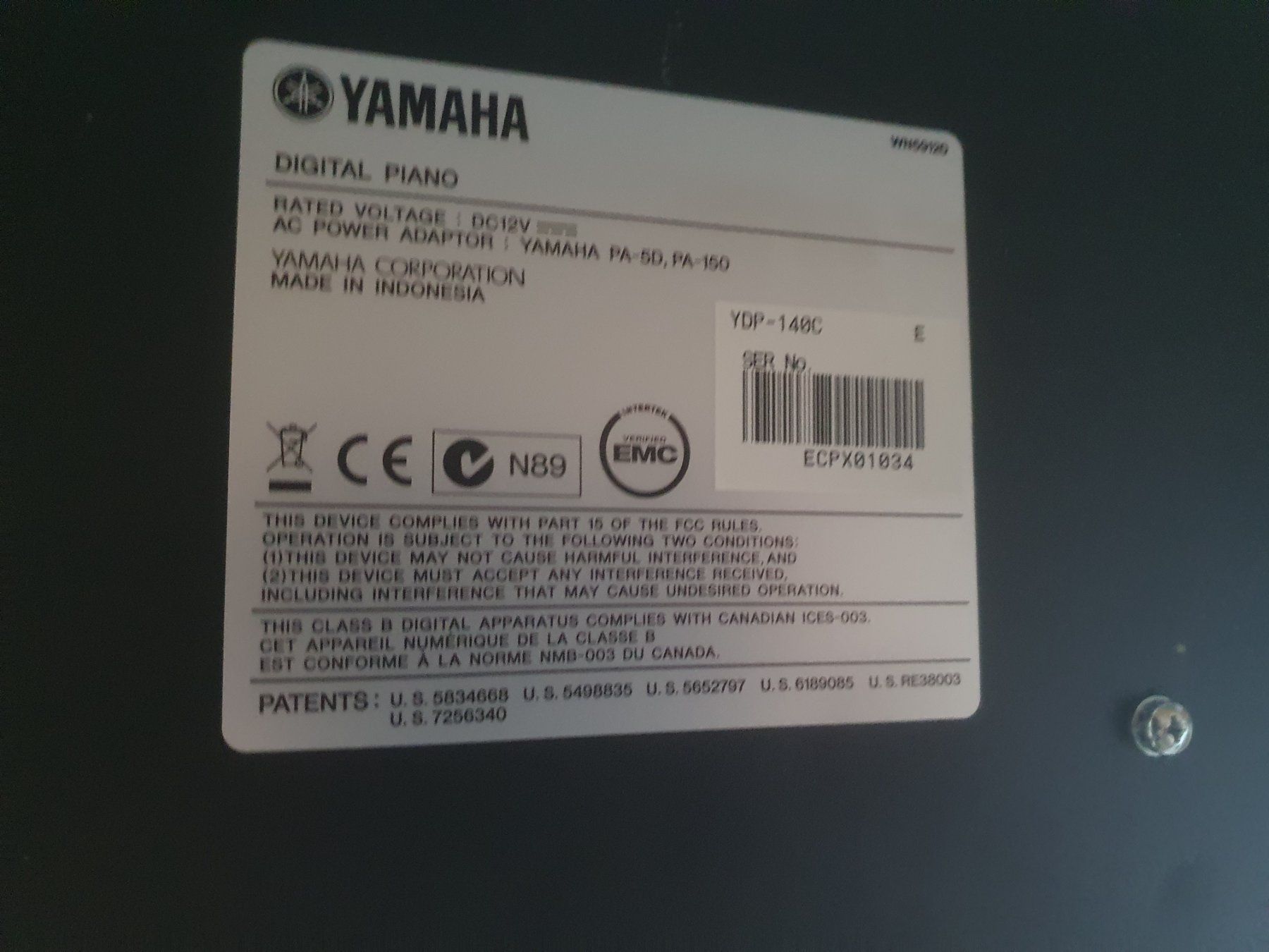 Yamaha Strumenti musicali: Yamaha Arius e-Piano YDP 140 – Usato da Boncourt venduto da petrusco 4