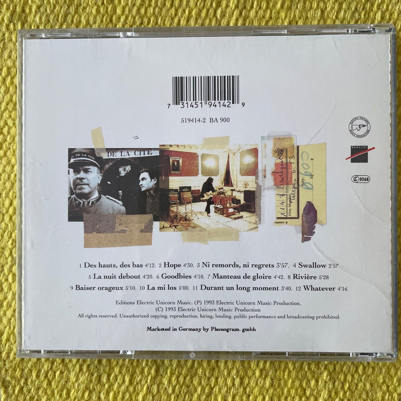 CD: STEPHAN EICHER-CARCASSONNE – Usato da Rorschacherberg venduto da CD-Roli 1