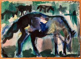 Aquarell von Heinz - Peter Kohler 1987     (ID b3603)