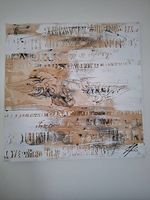 Handgemaltes Scripture - 70x70cm