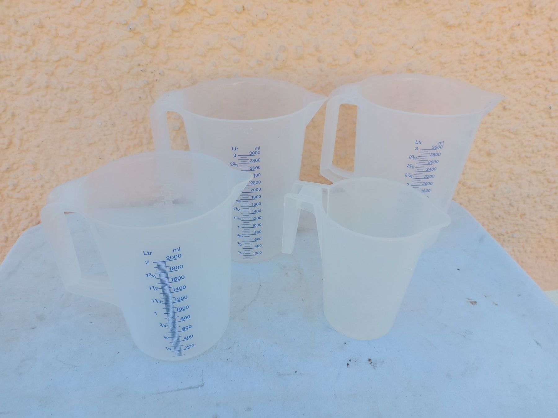 Appareils de cuisine: Messbecher Set 4 Stk. Kunststoff transparent neuwertig – D'occasion à Rheinau par profitronic.shop